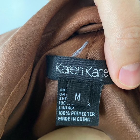 Karen Kane | 100% leather jacket - Picture 7 of 8